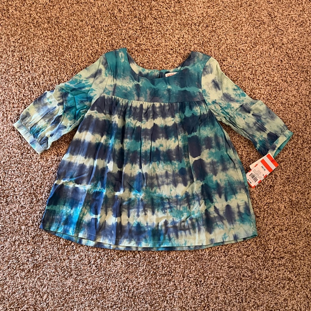 Cat & Jack Tie Dye Blouse